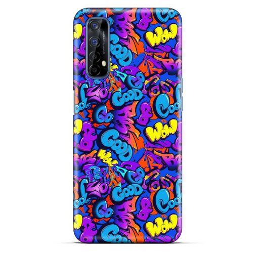 Graffitix (20) Desenli Silikon Kapak Oppo Realme 7 Kılıf