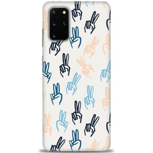 Samsung Galaxy S20 Plus Kılıf HD Baskılı Kılıf - Tavşan Kulağı + Tam Ekran Koruyucu