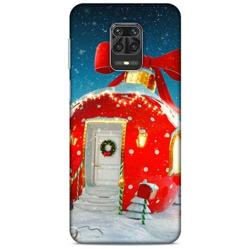 Xiaomi Redmi Note 9S Kılıf Snowix (15) Antişok Kılıf Alev Kırmızı