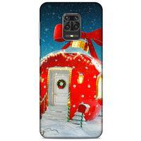 Xiaomi Redmi Note 9S Kılıf Snowix (15) Antişok Kılıf Alev Kırmızı