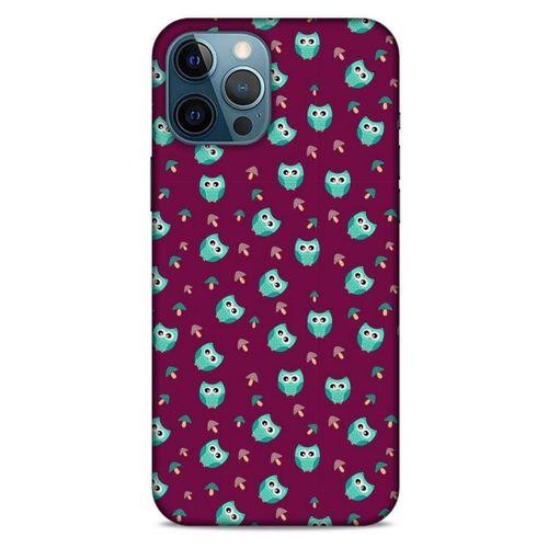 Baykuşlar (8) Desenli Silikon Kapak Telefon Kabı Apple iPhone 12 Pro Max Kılıf
