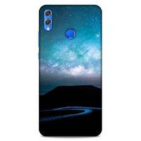 Lopard Huawei Honor 8x Uyumlu Kılıf Gece'S (19) Kılıfları Cam Göbeği