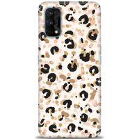 Realme 7 Pro Kılıf HD Baskılı Kılıf - Leopar + Tam Ekran Koruyucu