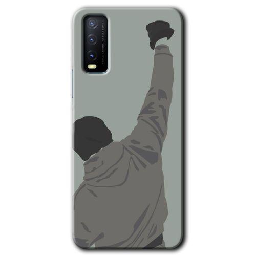 Vivo Y11s Kılıf HD Desen Baskılı Arka Kapak + Temperli Cam - Artwork Wide