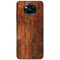 Lopard Xiaomi Redmi Poco X3 Uyumlu Kılıf Wood'X (4) Koruma Kılıfı Desenli