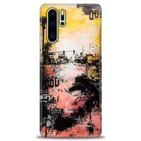 Huawei P30 Pro Kılıf HD Baskılı Kılıf - Karışık Baskı + Tam Ekran Koruyucu