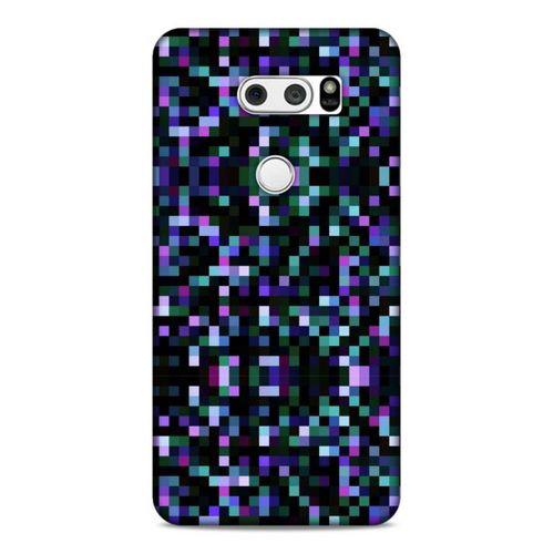 Lopard LG K50S Uyumlu Kılıf PiXel (24) Darbe Emici Kılıf Rainbow