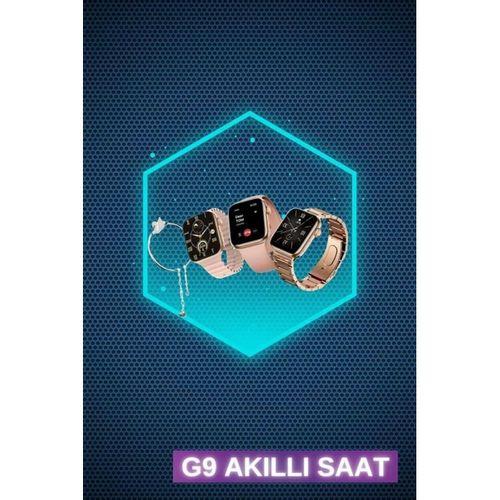 Kadınlar İçin 3 Kordonlu Akıllı Saat Ve Dijital Göstergeli Powerbankli Bluetooth Kulaklık Dokunmatik Kontrol