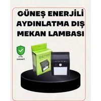 Bahçe Ve Veranda İçin Güneş Paneli İle Otomatik Şarj Olan Led Duvar Lambası