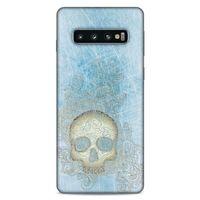 Lopard Samsung Galaxy S10 Uyumlu Kılıf Tattoo's (18) Telefon Kılıfları Mavi