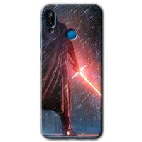 Huawei P20 Lite Kılıf Baskılı Kapak - Kylo Ren + 5D Tam Kaplayan Cam