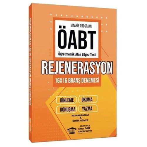 ÖABT MEB AGS Türkçe Öğretmenliği Rejenerasyon 16x16 Branş Denemesi Ömür Güner