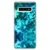 Samsung Galaxy S10 Kılıf Havuz Havuz Arka Kapak Koruma Desenli Full Koruyucu