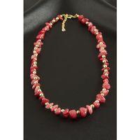 Kuvars Kırık Doğaltaş Kolye