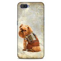Oppo Realme C2 Kılıf Köpek Kıyafetleri (25) Antişok Kapak Brussels Griffon Sweatshirt