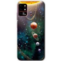 Reeder S19 Max Kılıf HD Desen Baskılı Arka Kapak - Cosmos