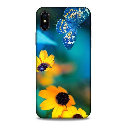 Lopard Apple Iphone X Uyumlu Kılıf Bahar (50) Shockproof Kılıf Kelebek Çiçek