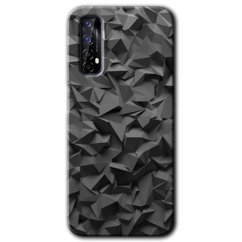 Potkal Hediye Fabrikası Realme 7 Kılıf HD Desen Baskılı Arka Kapak - Dark Broke