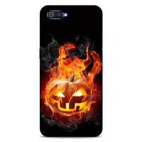 Lopard Oppo Realme C2 Uyumlu Kılıf FireX (21) Koruyucu Kapak Halloween