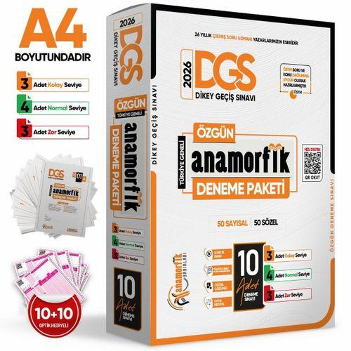 2026 DGS Anamorfik Yayınları 10lu Deneme Paketi Özgün Yeni Nesil Türkiye Geneli Dijital Çözümlü