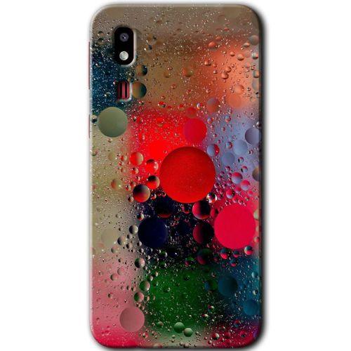 Galaxy A2 Core Kılıf HD Desen Baskılı Arka Kapak - Wet Bubbles