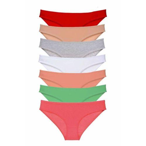 7 adet Süper Eko Set Likralı Kadın Slip Külot Set 8