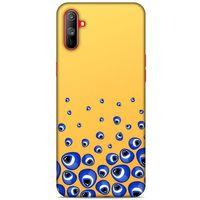 Nazarium (18) Desenli Silikon Kapak Oppo Realme C3 Kılıf