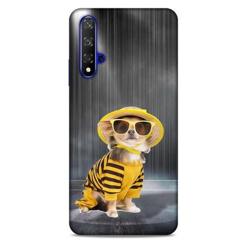 Huawei P Smart S 2020 Kılıf Köpek Kıyafetleri (15) Antişok Kılıf Chihuahua Pijama