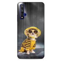 Huawei P Smart S 2020 Kılıf Köpek Kıyafetleri (15) Antişok Kılıf Chihuahua Pijama