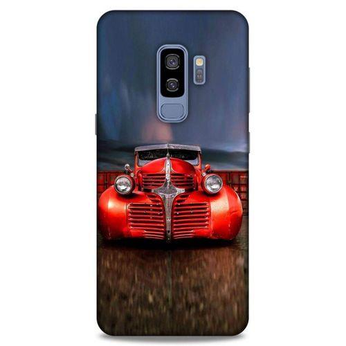 Lopard Samsung Galaxy S9 Plus Uyumlu Kılıf PickUpX (43) Thin Fit Kılıf Kırmızı Ateşli