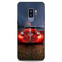 Lopard Samsung Galaxy S9 Plus Uyumlu Kılıf PickUpX (43) Thin Fit Kılıf Kırmızı Ateşli