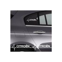 Citroen C5 Için Yeni Uyumlu Aksesuar Oto Ritim Sticker 2 Adet 20*9 Cm