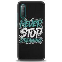 Xiaomi Mi 10 Kılıf HD Baskılı Kılıf - Never Stop Dreaming + Tam Ekran Koruyucu