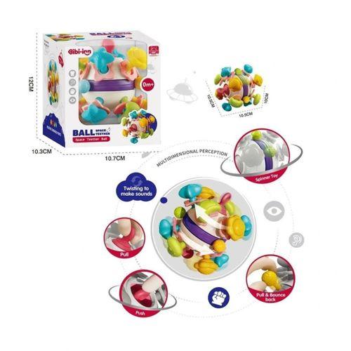 Eğitici Oyuncak BIB6034-Vardem 6 in 1 Diş Kaşıyıcılı Bebek Topu