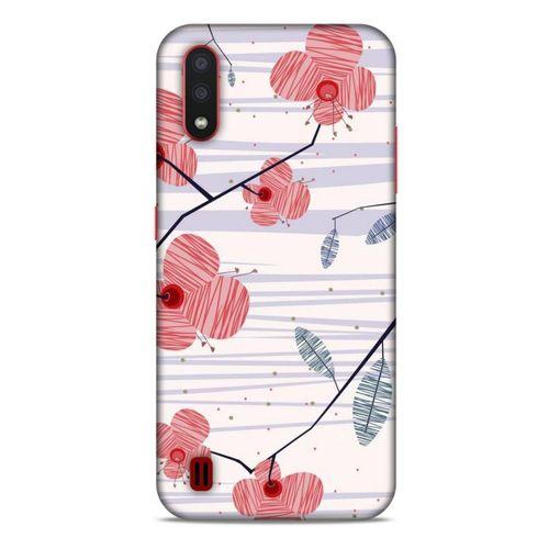 Samsung Galaxy A01 Kılıf Japonya (26) Tpu Silikon Kılıf Japon Kiraz Çiçekleri