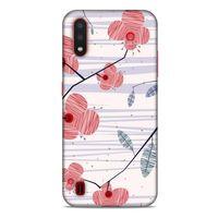 Samsung Galaxy A01 Kılıf Japonya (26) Tpu Silikon Kılıf Japon Kiraz Çiçekleri