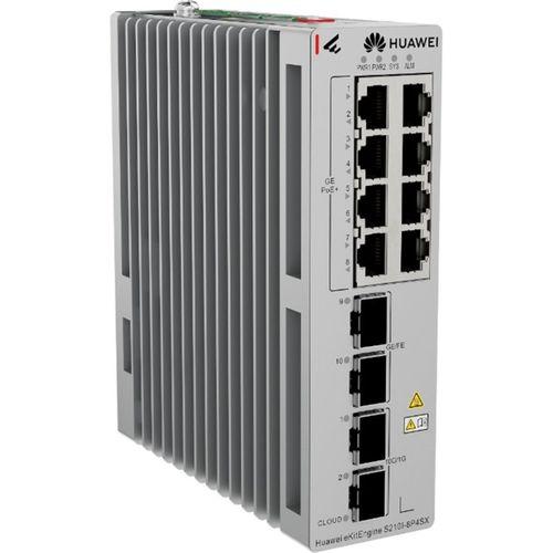 HUAWEI EKITENGINE S210I-8P4SX 8 PORT GIGABIT+2X2.5GB 2X10G SFP+ CLOUD YÖNETİLEBİLİR L2+ ENDÜSTRİYEL 240W POE SWITCH