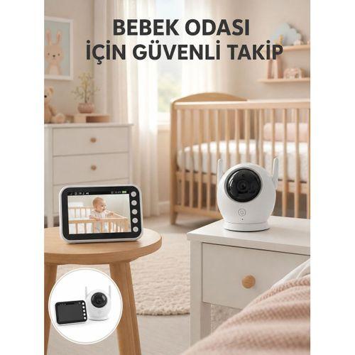 Canlı İzleme Özellikli Ortam Dinlemeli Bebek Monitörü Yeni Nesil