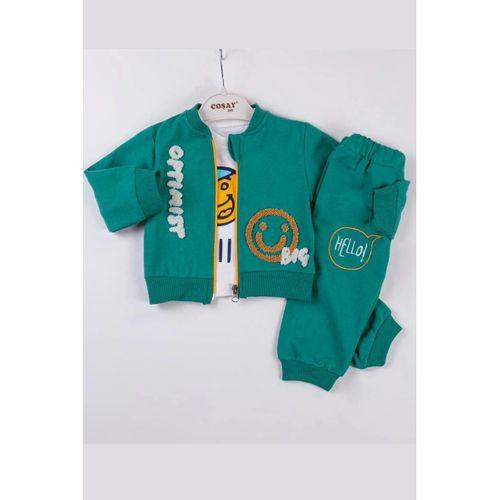 Optimist Nakışlı Erkek Bebek Takım