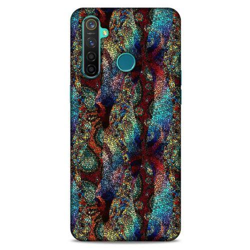 Oppo Realme 5 Pro Kılıf Baskılı Özel Seri Taşlı (43) Thin Fit Kılıf