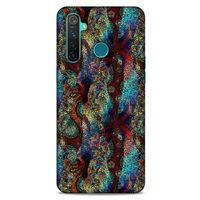 Oppo Realme 5 Pro Kılıf Baskılı Özel Seri Taşlı (43) Thin Fit Kılıf