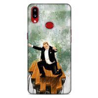Samsung Galaxy A10s Kılıf Atatürk (42) Rugged Armor Kılıf Yeşil Tasarım