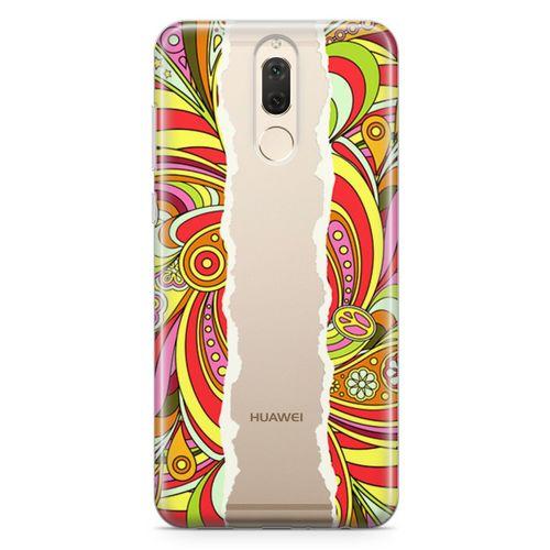 Huawei Mate 10 Lite Kılıf Şal Fular Arka Kapak Koruma Desenli Full Koruyucu