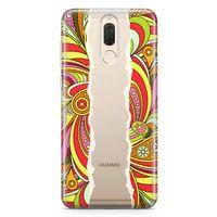 Huawei Mate 10 Lite Kılıf Şal Fular Arka Kapak Koruma Desenli Full Koruyucu