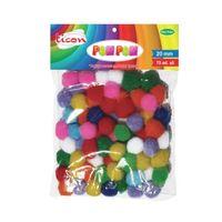 Ticon Ponpon Renkli 20Mm 70Li - 3 paket