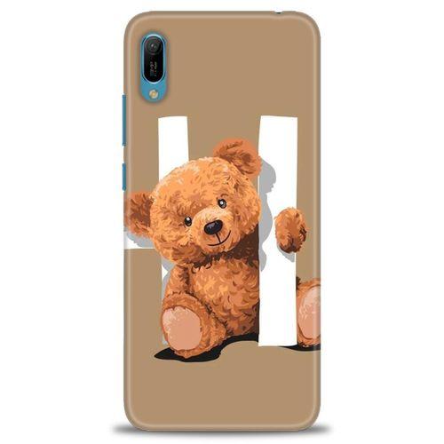 Huawei Y6 2019 Kılıf HD Baskılı Kılıf - Teddy Hı + Tam Ekran Koruyucu