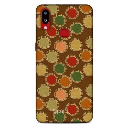 Samsung Galaxy A10s Kılıf Pastel Renkler (43) Thin Fit Kılıf Kahve Yeşil