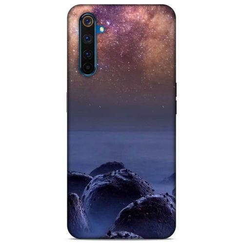 Lopard Oppo Realme 6 Pro Uyumlu Kılıf Gece'S (26) Tpu Silikon Kılıf Bordo