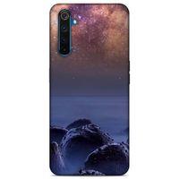 Lopard Oppo Realme 6 Pro Uyumlu Kılıf Gece'S (26) Tpu Silikon Kılıf Bordo