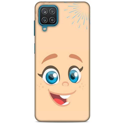 Lopard Samsung Galaxy A12 Uyumlu Kılıf Emojix (54) Koruma Kılıfı